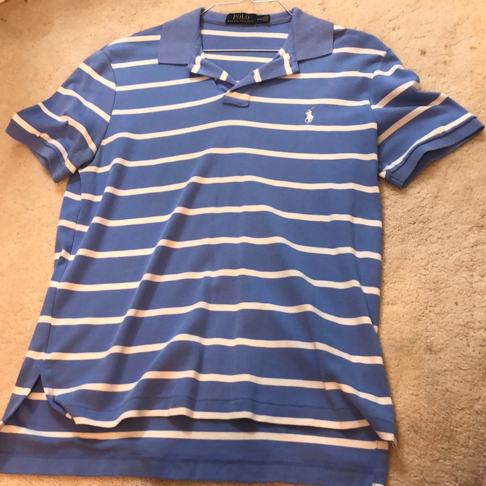 striped collared polo Ralph lauren